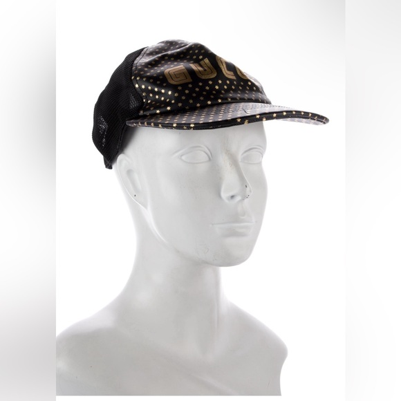 Gucci leather trucker hat L/59 Sega x Gucci Collab - Picture 7 of 10